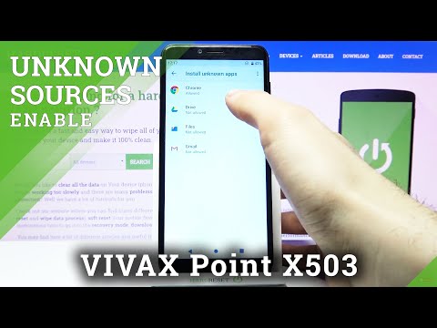 How to Allow Unknown Sources on VIVAX Point X503 – Unofficial Sources