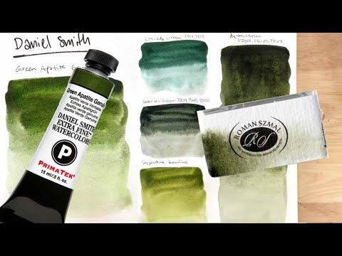 Daniel Smith vs Roman Szmal - Aquarius Green, Green Apatite Genuine