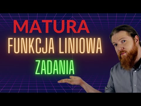 MATURA MATEMATYKA Funkcja liniowa zadania PEWNIAK funkcje cz.4