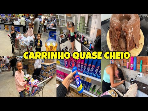 COMPRA DO MÊS PRA 5 PESSOAS COM APENAS 400 REAIS 😱 + TRANSFORMEI A CASA SÓ NA LIMPEZA