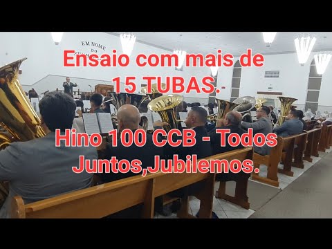 Hino 100 CCB - Todos juntos, jubilemos - Ensaio local, Jardim do Estádio - Santo André