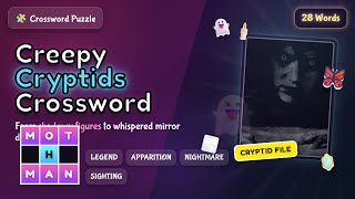 Can You Solve This Creepy Cryptids Crossword 👻