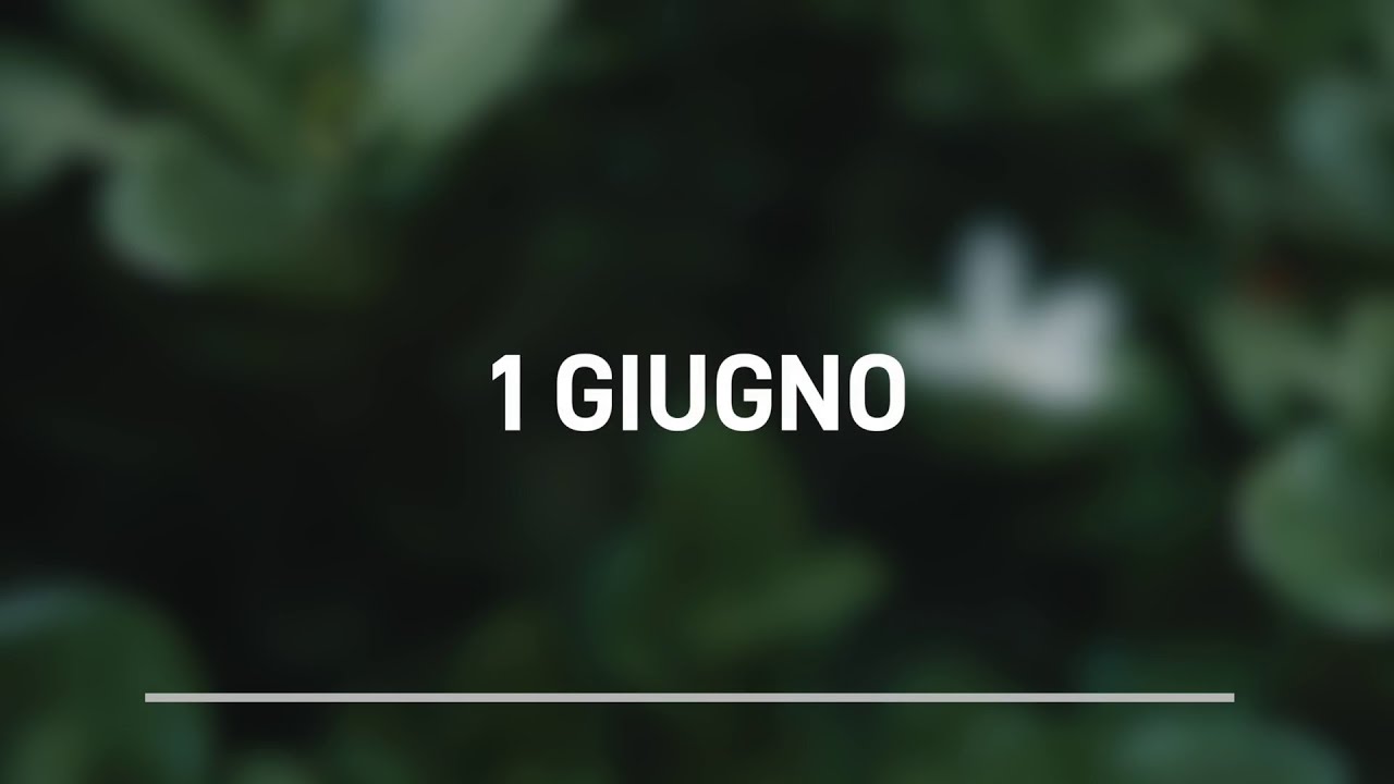 Meditazione Calendario “Parole di Vita” del 01 Giugno 2023
