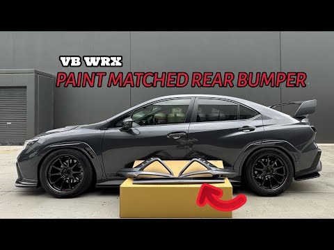 Fixing Everything I Hate About My VB WRX || Rear Bumper Paint Matched!! ✨