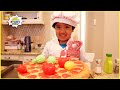 Ryan Pretend Play Cooking Toys Food With Kitchen Play Set 1hr Video
