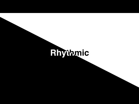 Rhythmic Fast Kinetic Typography- Don't Blink