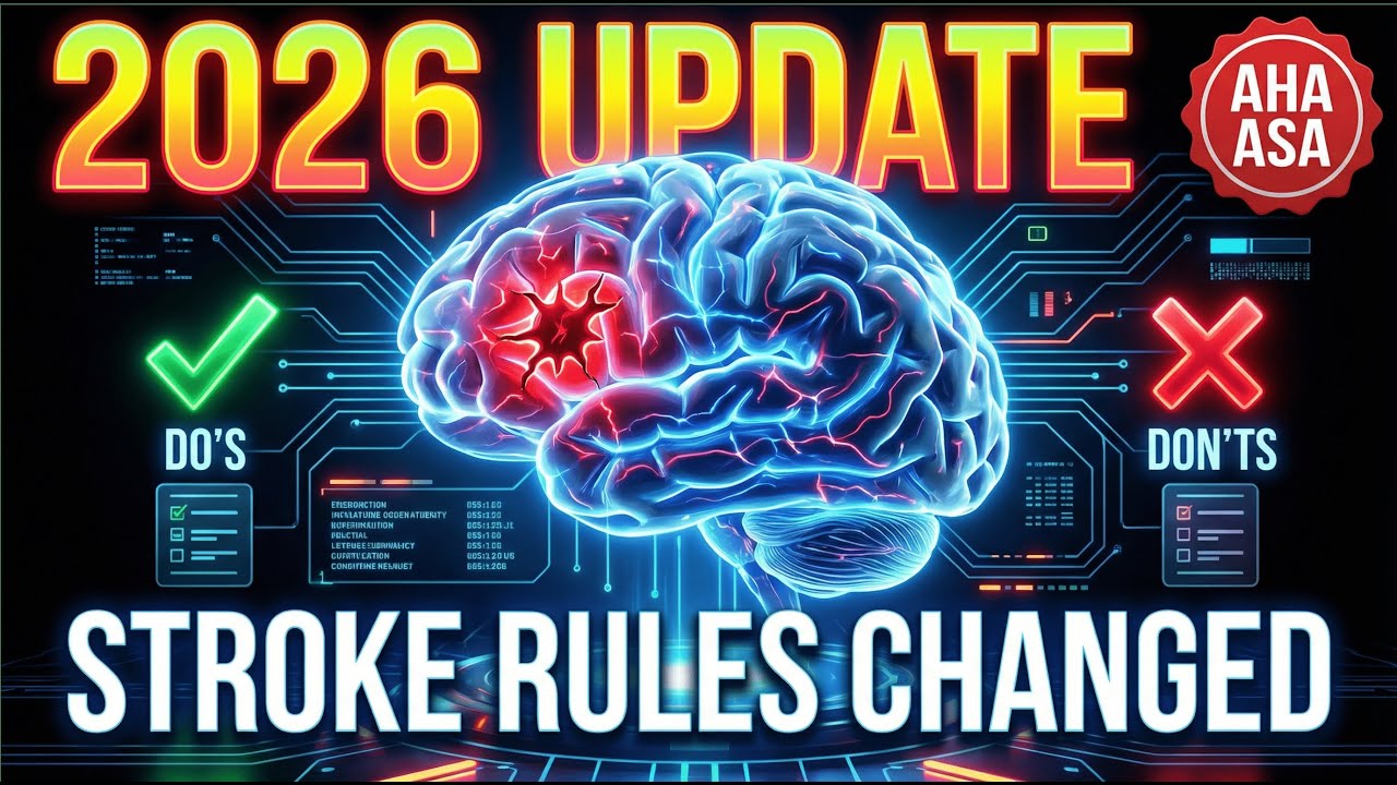 BREAKING: 2026 Stroke Guidelines Are HERE! What Changed?