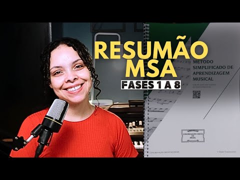Teoria Musical: Resumão do MSA Fases 1 à 8 | Organista em Ação