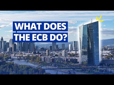 What does the European Central Bank do?