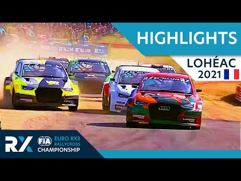 Euro RX3 Rallycross Final Highlights : World RX of Lohéac 2021 : Rallycross France