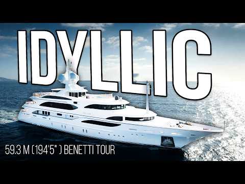 Step Inside this 194ft (59m) Italian Work of Art: Benetti Idyllic Tour