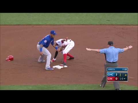 Miguel Montero and Jake Arrieta giving up stolen bases