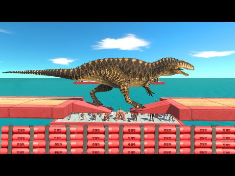 Jump units over dynamite - Animal Revolt Battle Simulator