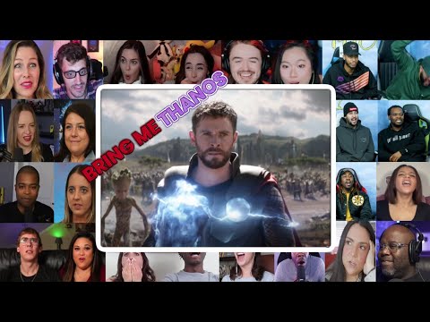 Thor Arrives In Wakanda - Bring Me Thanos Scene - Avengers Infinity War Movie | Reaction Mashup