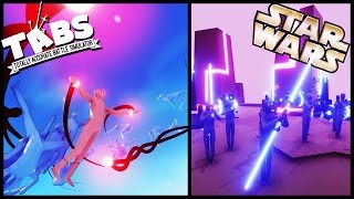 Totally Accurate Battle Simulator Neon STAR WARS Battles, Dark Peasant, TABS Order 66