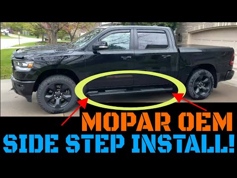 Ram 1500 OEM Mopar Running Board/Side Step Install (2019+)
