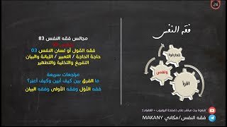 صورة مجالس فقه النفس 083 | ونفس 55 | فقه القول أو لسان النفس 03