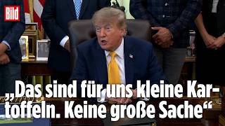 Krieg als „kleine Kartoffel“ bezeichnet: Eklat nach Trump-Aussage im Weißen Haus