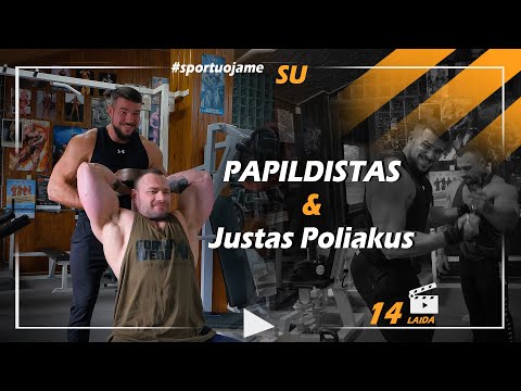 14 LAIDA - sportuojame SU Justu Poliaku. Ką reiškia būti geriausiu ? Pečių ir tricepso treniruotė.