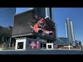 Samsung LED Giant 3D Billboard With In Gangnam Seoul Korea