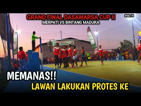 MAMANAS!! tim lawan Lakukan protes keras‼️GRAND FINAL DASAWARSA CUP II❗MERPATI VS BINTANG MADURA