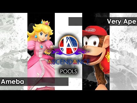 Smash 4: Ameba (Peach) V Very Ape (Diddy Kong) - Ascendance 43 Tournament SSB4