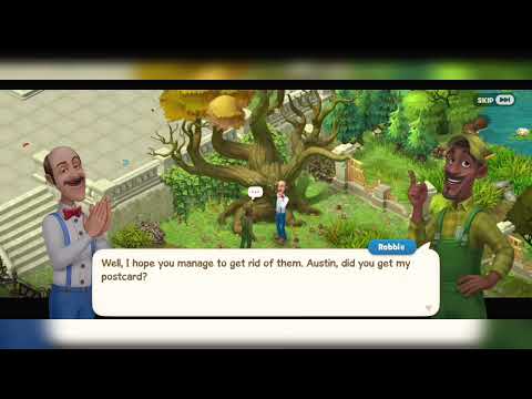 gardenscapes story part 2- treehouse area restored day 1-walkthrough gameplay (ios Android)