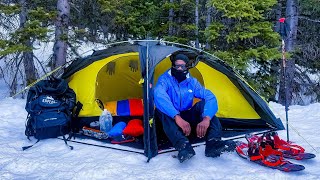 Solo Camping Lost Lakes In -19 Degree Temps !!