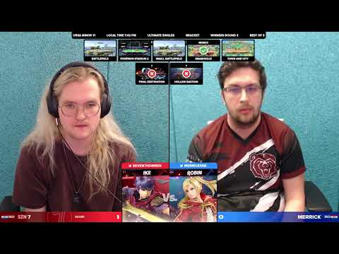 URSA MINOR 11 - 7 (Ike) Vs. Merrick (Robin) - Winners R2 - SSBU