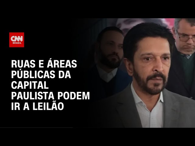 Nunes sanciona lei que permite leilão de ruas e áreas públicas em SP | LIVE CNN