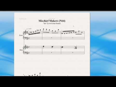 Mischief Makers - Level clear theme (transcription)