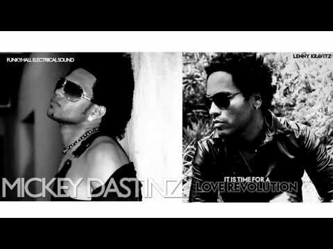 Lenny Kravitz and his twin Mickey Dastinz on the other side of the world, (Europe) 2011