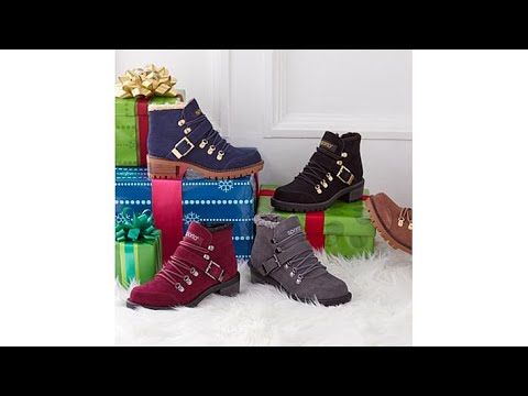 Sporto Katie Waterproof Suede LaceUp Boot