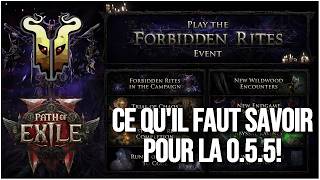 [Path of Exile] Ce qu'il faut retenir pour la 0.5.5. Légér mais...