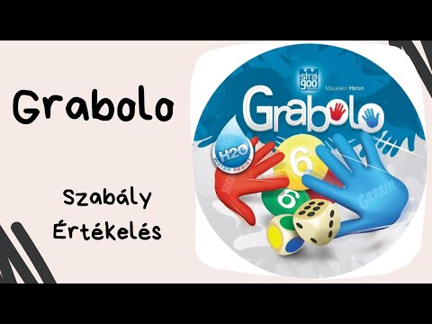 A legegyszerűbb játék, amivel valaha találkoztunk? Grabolo játékbemutató és szabályismertető - Társasozz Okosan!