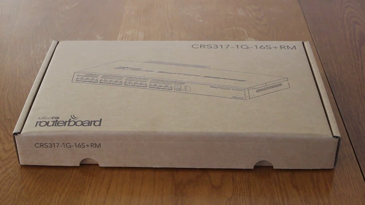 Коммутатор MikroTik CRS317-1G-16S+RM