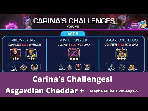 Carina's Challenges Live! Asgardian Cheddar (maybe Miike's Revenge too??)