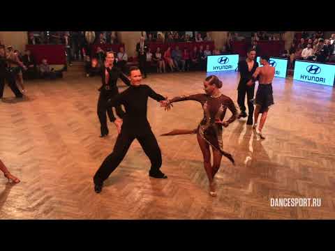 Alexander Lillo - Margarita Hamzaeva, RUS, 1/4 Cha-Cha-Cha