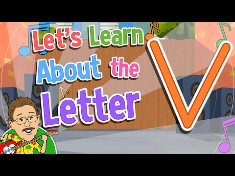 Let's Learn About the Letter V | Jack Hartmann Alphabet Song