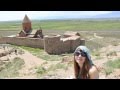 Гора Арарат и монастырь Хор Вирап в Армении. 
