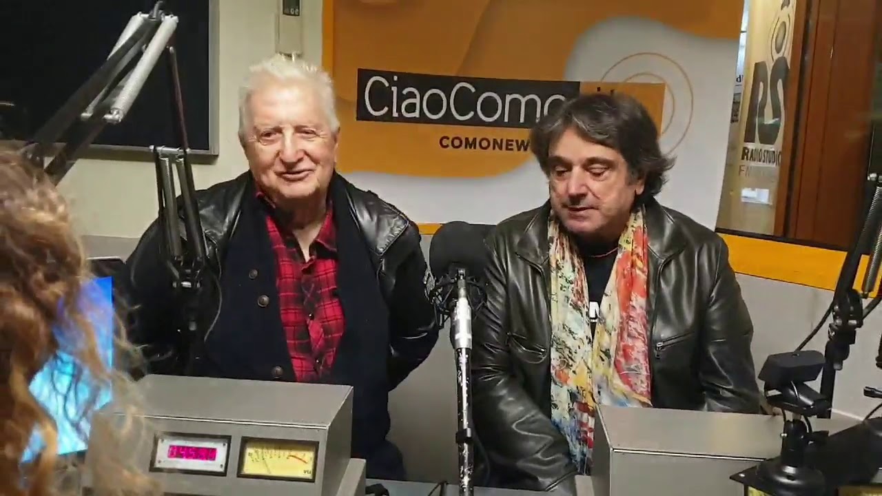 Gianfranco D’Angelo e Sergio Vastano a CiaoComo Radio
