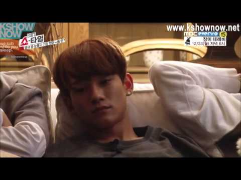 EXO Showtime ep 4 Lay and Chen sleeping cut