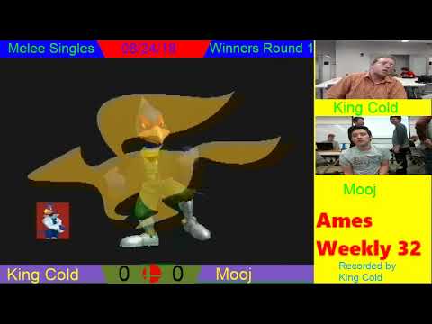 Ames Weekly 32 - Melee Singles - Winners Round 1 - King Cold vs Mooj