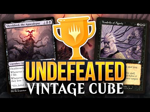 STORM MASTER goes 🏆 UNDEFEATED 🏆 with BUSTED Vintage Cube Storm Deck | Magic: The Gathering MTGO