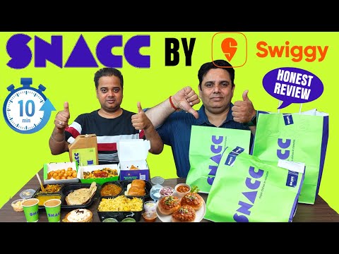 Snacc by Swiggy Food Review | 10-Minute Delivery! | Taste, Price, & Unpacking | Snacc App Review