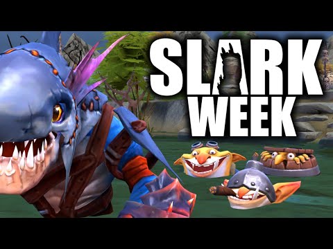 This Slark Brought Friends on SLARK WEEK 2020 - DotA 2 Techies Gameplay