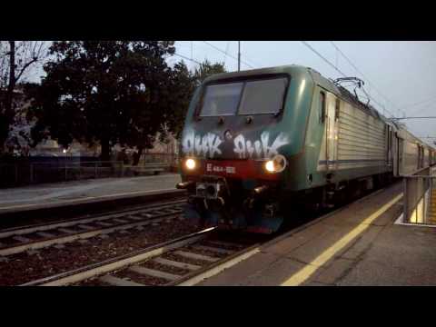 E464 063 XMPR+5 2 piani Trenord - Milano Greco - 14/12/2016