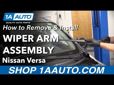 How to Remove Wiper Arm Assembly 12-19 Nissan Versa