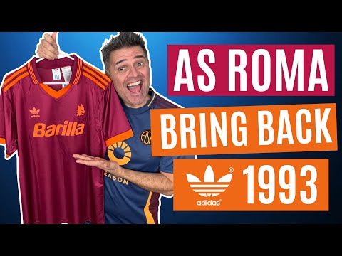 ADIDAS AS ROMA 1993 REMAKE/REISSUE SHIRT REVIEW 🐺 | ORIGINALS BRING BACK COLLECTION OVERVIEW 🔥