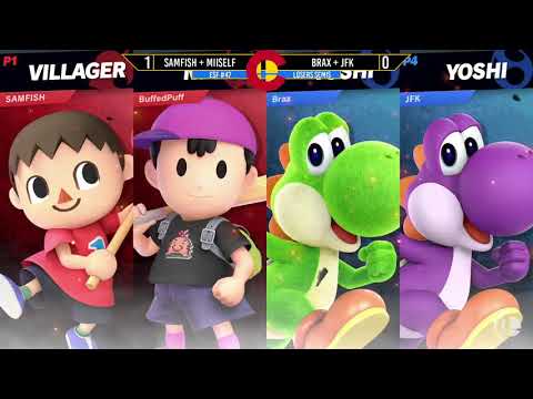 Elite Smash Friday #47 - SAMFISH + Miiself Vs. Brax + JFK - Losers Semifinals